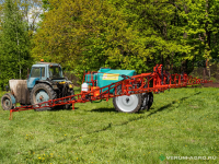 ОПРЫСКИВАТЕЛЬ МОДЕРНИЗИРОВАННЫЙ ПОЛУПРИЦЕПНОЙШТАНГОВЫЙ ТОРНАДО-2500 24 м.