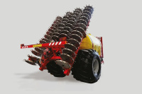 Агрегат почвенного внесения удобрения «АПВУ-12» предназначен для точечного почвенного внесения жидких удобрений